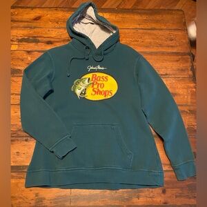 Bass Pro Shops Green Hoodie with Logo